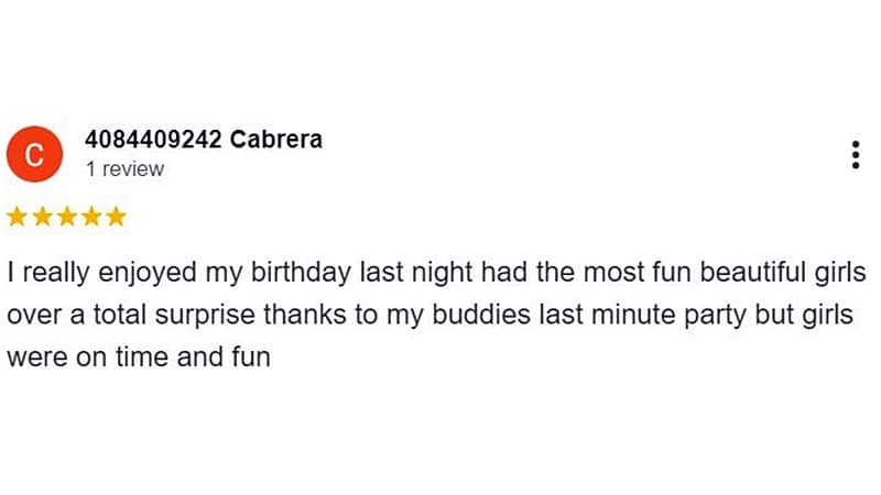 Google client review