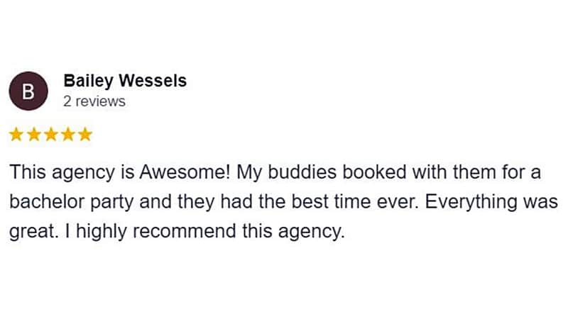 Google client review