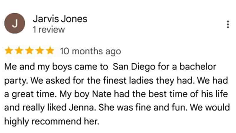 Google client review