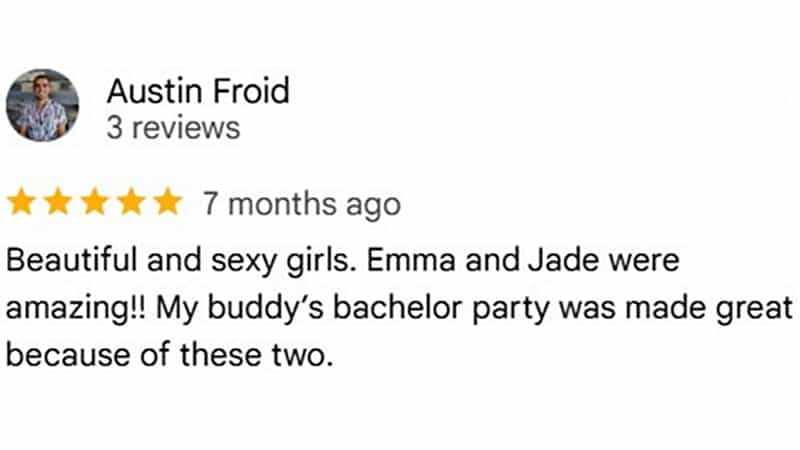 Google client review