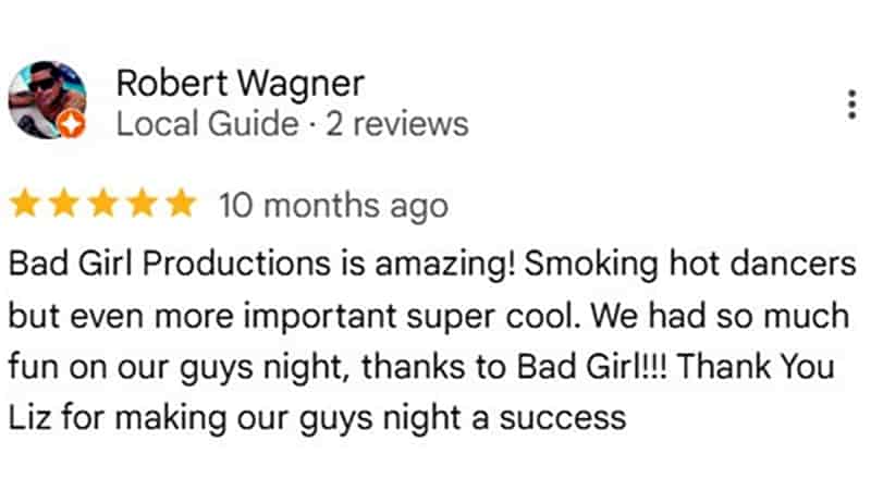 Google client review