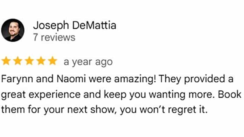 Google client review