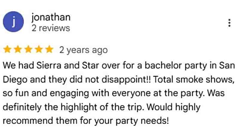 Google client review