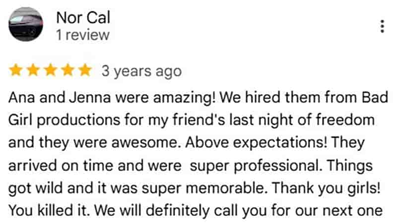 Google client review