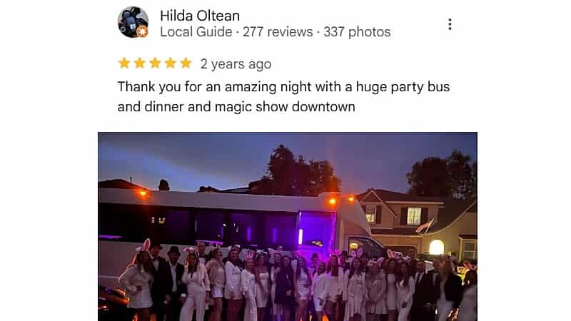 Google client review