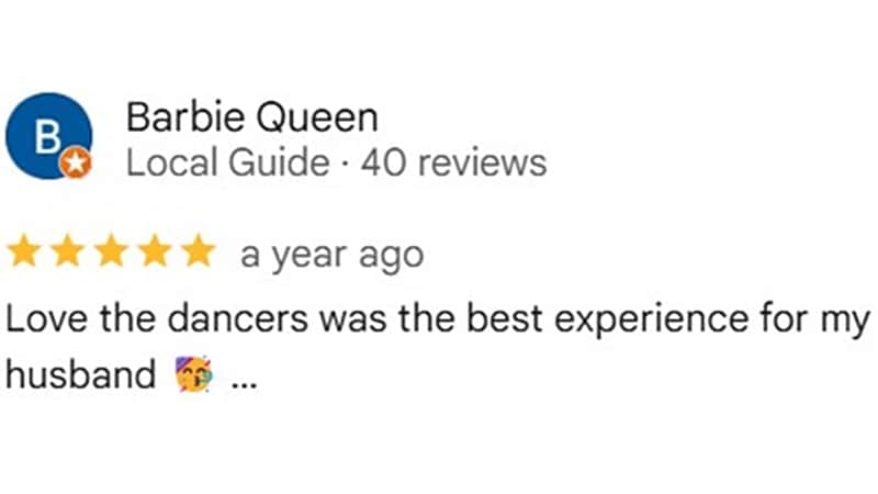Google client review