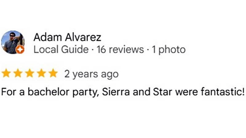 Google client review
