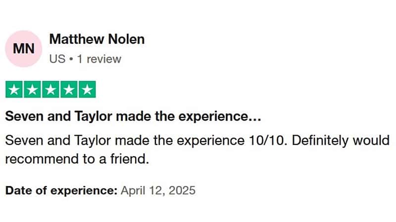 Trustpilot client review