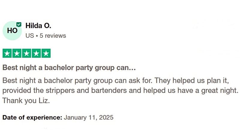 Trustpilot client review