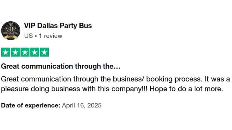 Trustpilot client review