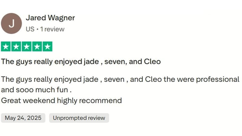 Trustpilot client review