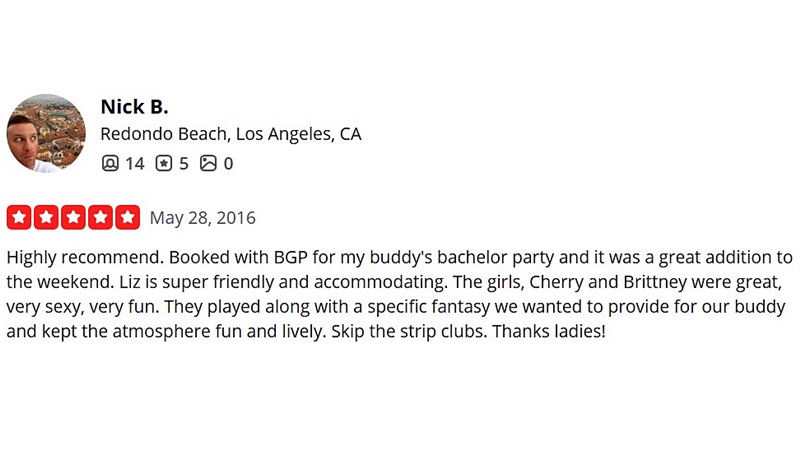 Yelp client review