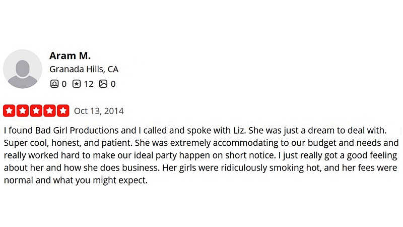 Yelp client review
